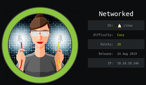 HackTheBox - Networked thumbnail
