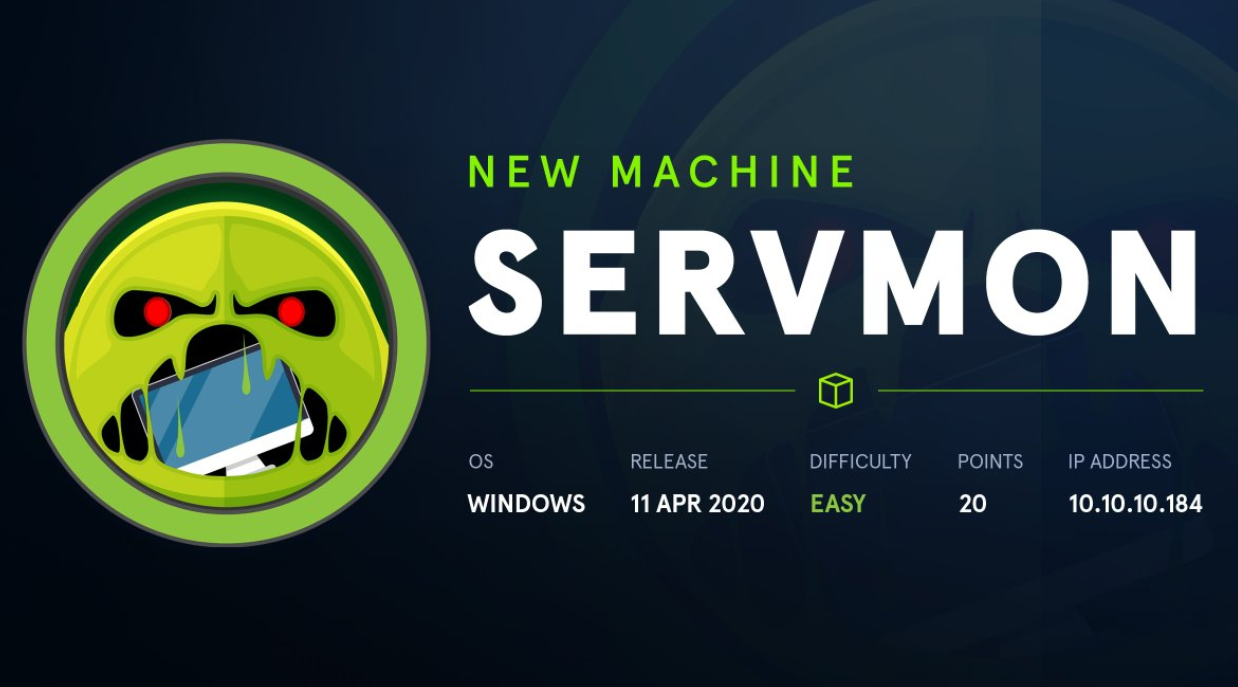 HackTheBox - ServMon thumbnail