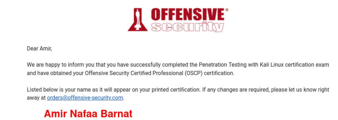 Awaited email
