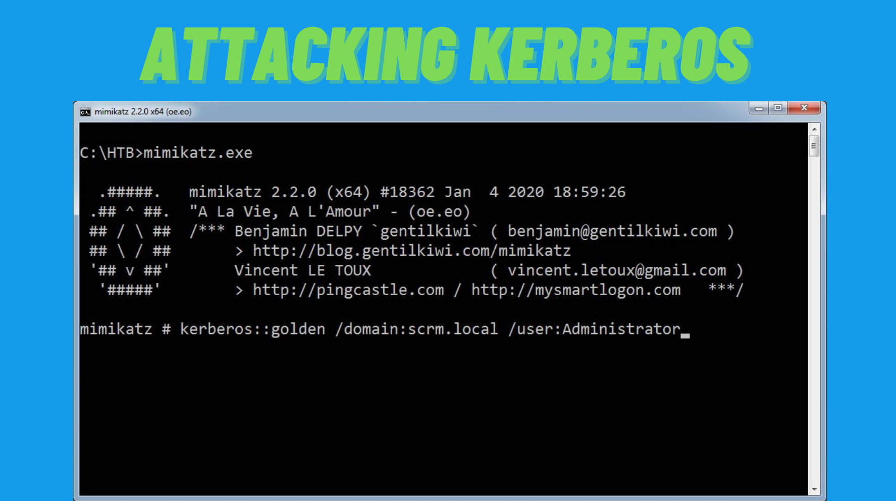 TryHackMe - Attacking Kerberos thumbnail